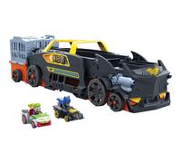Hot Wheels Toy Car & Track Racerverse Batmans Escape Chase El vehculo se transforma en una pista de carreras de 3 carriles con 1 Batman y 1 Joke