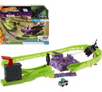Hot Wheels Toy Car Track Set, RacerVerse Minecraft Playset & D (Importación USA)