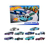 Hot Wheels Toy Cars 10 paquete de autos de carrera incluye 1:64 Corvette Lamborghini McLaren & Hot Wheels Originals (Amazon Exclusive)