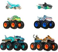 Hot Wheels Toy Cars & Monster Trucks, Sharks vs. Dinos Multipa (Importación USA)