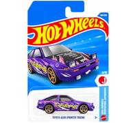 Hot Wheels - Toyota AE86 Sprinter Trueno - HW J-Imports 9/10 - JJK34 - Short Card - Purple - Licencia oficial - Mattel 2026 (198/250) - 1:64