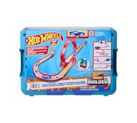 Hot Wheels Track Builder Acrobacias de Fuego Pista para Coches de Juguete, Incluye 1 vehículo, +6 años (Mattel HMC04)
