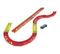 Hot Wheels Track Builder Unlimited Playset Premium Curve Pack 16 piezas de componentes y coche de juguete a escala 1:64