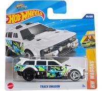Hot Wheels - Track Dwagon - JBB10 - HW Wagons 2/5 - Combi offroad blanco a escala 1:64 - Inspirado Let's Race (Netflix) - Mattel 2025 (184/250)