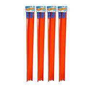 Hot Wheels Tracks - Juego de ampliación de pistas y conectores (8 pistas rectas, 61 cm)