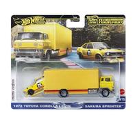 Hot Wheels - Transporte de equipo de cultura de autos premium - Toyota Corolla Levin (Sakura Sprinter) 1972/Toys