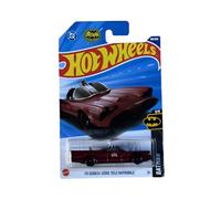 Hot Wheels Vehículo Batmobile TV Series HYY05 – Batman 3/5, burdeos, 1:64, Licencia DC