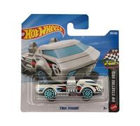 Hot Wheels - Twin Dorado - JJJ61 - HW Starting Grid 7/10 - Short Card - Blanco - Modelo Fantasy Race Car - Mattel 2026 (100/250) - 1:64