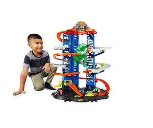 Hot Wheels Ultimate Garage, Garaje y Pista para Coches de Juguete (Mattel GJL14)