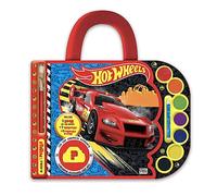 Hot Wheels. Valigetta con acquerelli. I colorelli. Ediz. a spirale. Con acquerelli, pennello, pastello a cera