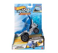 Hot Wheels ¡Vamos a activar la carrera! Shark Bite - ¡La cabeza gira mientras rueda! Vehículo de juguete a escala 1:32