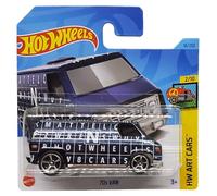 Hot Wheels - Van 70s - HW Art Cars 2/10 - HKK16 - Short Card - Metalflake Navy Blue - Mattel 2023