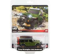 Hot Wheels Vehículo premium a escala 1:43, réplicas con licencia oficial para coleccionistas adultos, neumáticos de jinetes reales, cuerpo de metal/metal y chasis