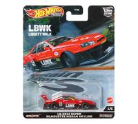 Hot Wheels Vehículos de leyendas del circuito de la cultura del coche para niños de 3 años en adelante, colección premium de vehículos a escala 1:64