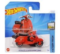 Hot Wheels - Vespa 90 SS Super Sprint [1966] - Factory Fresh 6/10 - HRY52 - Short Card - Moto - Rojo - Mattel 2024-1:64
