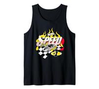 Hot Wheels Vintage Bright Speed Club de los 90 Camiseta sin Mangas