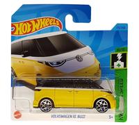 Hot Wheels - Volkswagen ID. Buzz - HW Green Speed 10/10 - HKG51 - Short Card - VW - amarillo negro - Mattel 2023