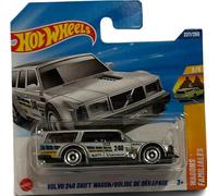 Hot Wheels Volvo 240 Drift Wagon (JBB40) - Wagons Familiales Serie 3/5 1:64 Modelo Coche Licenciado por Volvo & Michelin