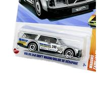 Hot Wheels Volvo 240 Drift Wagon (JBB40) - Wagons Familiales Serie 3/5 1:64 Modelo Coche Licenciado por Volvo & Michelin