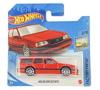 Hot-Wheels Volvo 850 Estate (rojo) 2/10 Factory Fresh 2021 - 43/250 (tarjeta corta) GRY26