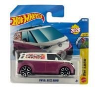 Hot Wheels VW ID. Buzz Bomb Van [blanco y morado] HW Euro 4/10, 86/250, nuevo para 2026! Vehículo de juguete fundido a escala 1:64