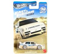 Hot Wheels - VW Volkswagen Jetta Vento MK3-3/5 Fast and The Furious Race 2026 Serie - 1:64 modelo de coche para niños de juguete vehículo de película película - blanco, azul y marrón - Mattel JKX17