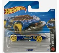 Hot Wheels - X-Steam - X-Raycers 2/5 - JJJ01 - Short Card - Azul - Futurista Fantasy Racer con motor visible - Mattel 2026-1:64