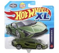 Hot Wheels XL Lamborghini Sian FKP 37 [Verde] 9/24 Nuevo para 2026! Vehículo de juguete fundido a escala 1:43