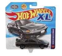 Hot Wheels XL Nissan Skyline GT-R (BNR32) [Gris] 4/24, ¡Nuevo para 2026! Vehículo de juguete fundido a escala 1:43