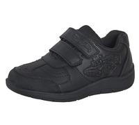 Hot Wheels Zapatos escolares para niños de carreras para niños, color negro, resistentes a los arañazos, correas de cierre fáciles de tocar, Black, 33 EU
