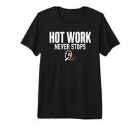 Hot Work Never Stops Welder Welding Blue Collar Job Work Camiseta Premium