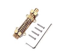 Hotaden 1 Juego de Cobre trémolo Guitarra Volver cavidad Monte Tremsetter Puente Primavera Estabilizador tapón Kit Trem Setter para Guitarras eléctricas Brown