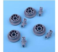 Hotaden 4pcs lavavajillas la Rejilla Inferior del Rodillo Cesta dishrack Eje de la Rueda Juego de Piezas Stud Fit Repuesto para