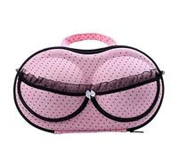 Hotaden Portátil de la Ropa Interior de protección Caja de la Caja de almacenaje del Organizador del Organizador del Recorrido del Bolso de Las Mujeres