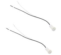 Hotainoys 2 bombillas LED G4 con efecto de llama de 20 cm, parpadeo simulado todo el tiempo, iluminación de atmósfera, lámparas llameantes vintage, decoraciones navideñas, bombillas de llama