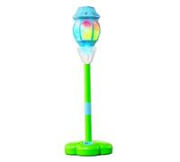 Hotainoys Antorcha de Burbujas, máquina automática de Burbujas para niños, soplador de Estilo lámpara Recargable con luz, música y Control Remoto, Azul, Pistola