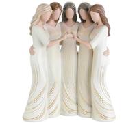 Hotainoys Figuras de Hermanas Figura de 5 Hermanas con Gesto de corazón Figuras de Amistad de Resina para Adultos, Familiares, Amigos, Madre e Hija, 5, 9 x 3, 2 x 7, 1 Pulgadas, Estatua de Hermana