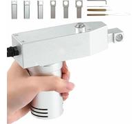 HOTAPEPU Máquina LOC Instantánea, Fabricante De Rastas Eléctricas Portátiles con 6/10/10/12/14/16 Mm Cabezales Y Herramientas para Extensiones Y Mantenimiento De Dientes De Bricolaje ~/