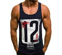 HOTCAT Canotte Uomo Canotterie Sportivo Palestra Muscolo Gilet Lettera Stampata Veste Casual Tank Top Senza Manica Estate T-Shirt