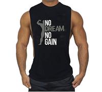 HOTCAT Uomo No Pain No Gain Canotterie per Bodybuilding per Allenamento Muscoli Tank Top per Gli Amanti del Fitness