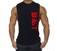 HOTCAT Uomo Palestra Canotta Bodybuilding Canottiera Smanicato Stringer Veste Cotone Sport Tank Top