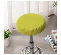 Hotcinab Hockerbezug Rund Durchmesser 30-36cm Bezughocker Rund Staubdicht Hocker Bezug Bürostuhl Hockerbezug Sitzkissenbezug Esszimmerstühle Elastischer Stuhlhussen für Stühle Grün#1 1 Stück