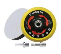 HOTCKB Almohadillas para Lijadoras de 125mm con Placa de Pulido Rosca M14 Bandeja Lijado con Almohadilla Suave de Lijado