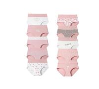 HOTCOM Women’s High-Waisted Cotton Panties - Comfy Basic Briefs, Cute Love Print Underwear for Everyday Casual Womenswear & Lounge Fit -Fall