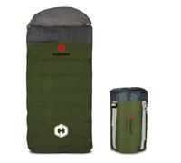 Hotcore Fatboy 100-1/3 Season - Saco de dormir rectangular de gran tamaño de 93 x 42 pulgadas, ligero/compacto, clasificación de temperatura de 15 °F a 32 °F (7 °C a 0 °C)