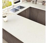 HotDecor Papel Pintado Autoadhesivo Marmol Beige Vinilo Adhesivo Pared Encimera de Cocina Muebles Despegable Impermeable Papel Pintado Pared Dormitorio Baño Rollo 40cm x 200cm