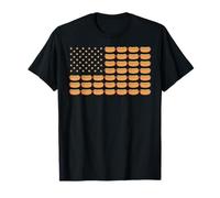 Hotdog Bandera Americana USA 4 de Julio BBQ Patriotic Hot Dog Camiseta
