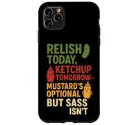Hotdog Humor BBQ Quote Friends July Picnic Tee Familia Carcasa para iPhone 11 Pro Max