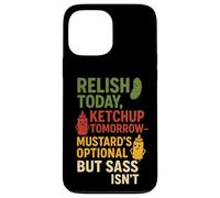 Hotdog Humor BBQ Quote Friends July Picnic Tee Familia Carcasa para iPhone 13 Pro Max