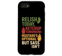 Hotdog Humor BBQ Quote Friends July Picnic Tee Familia Carcasa para iPhone SE (2020) / 7 / 8